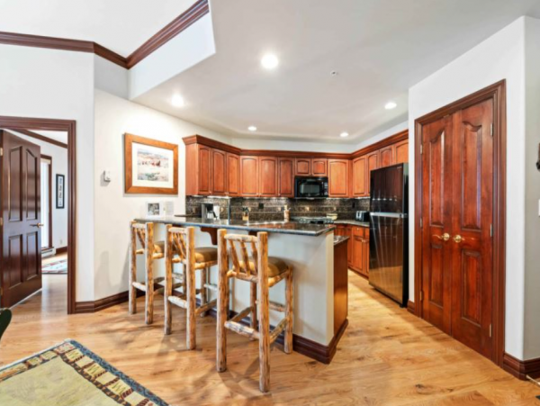 Ski in ski out first floor unit by Village